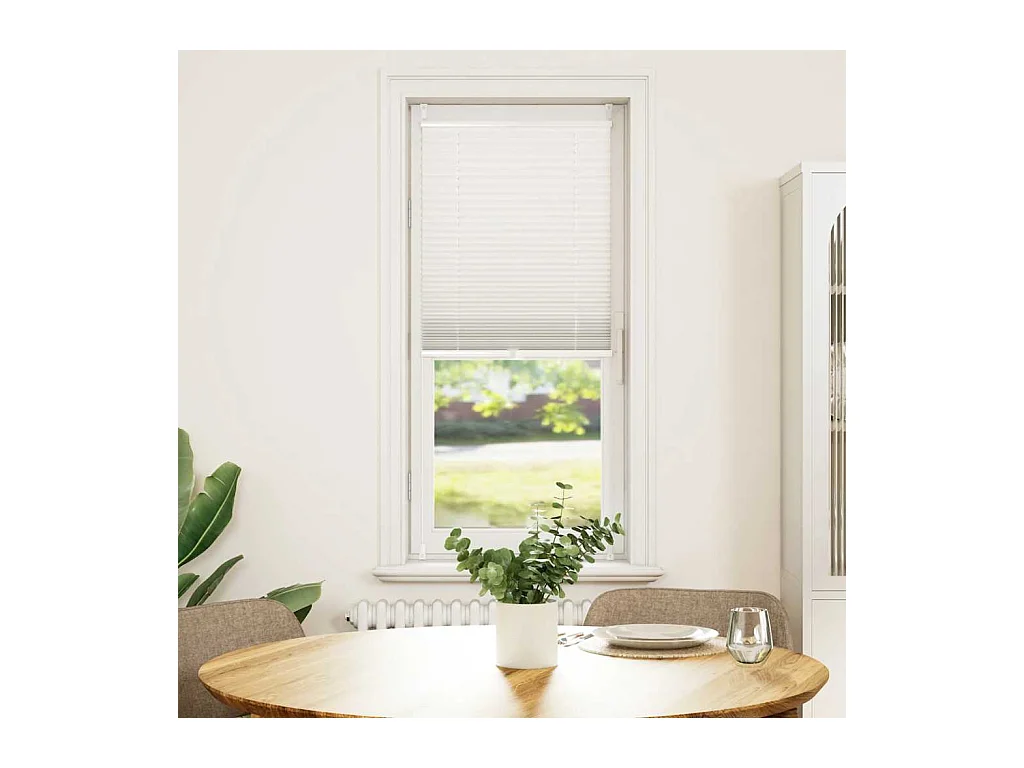 Estor plisado 60x125 cm Blanco