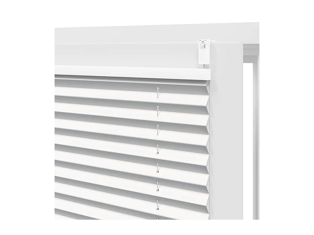 Estor plisado 60x125 cm Blanco