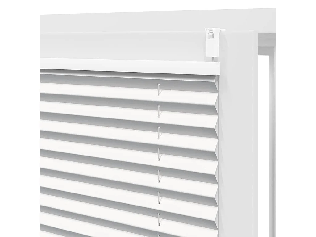 Estor plisado 60x125 cm Blanco