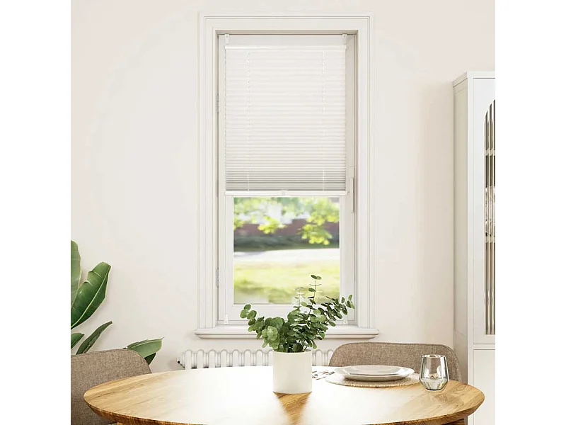 Estor plisado 60x125 cm Blanco