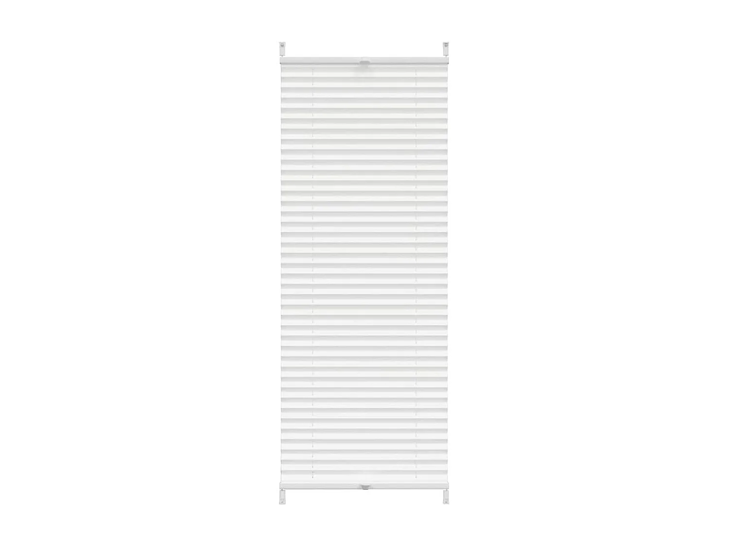Estor plisado 40x125 cm Blanco