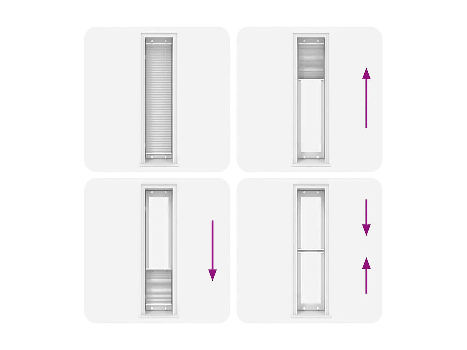Estor plisado blanco 40x200 cm ancho tela 39,4 cm poliéster