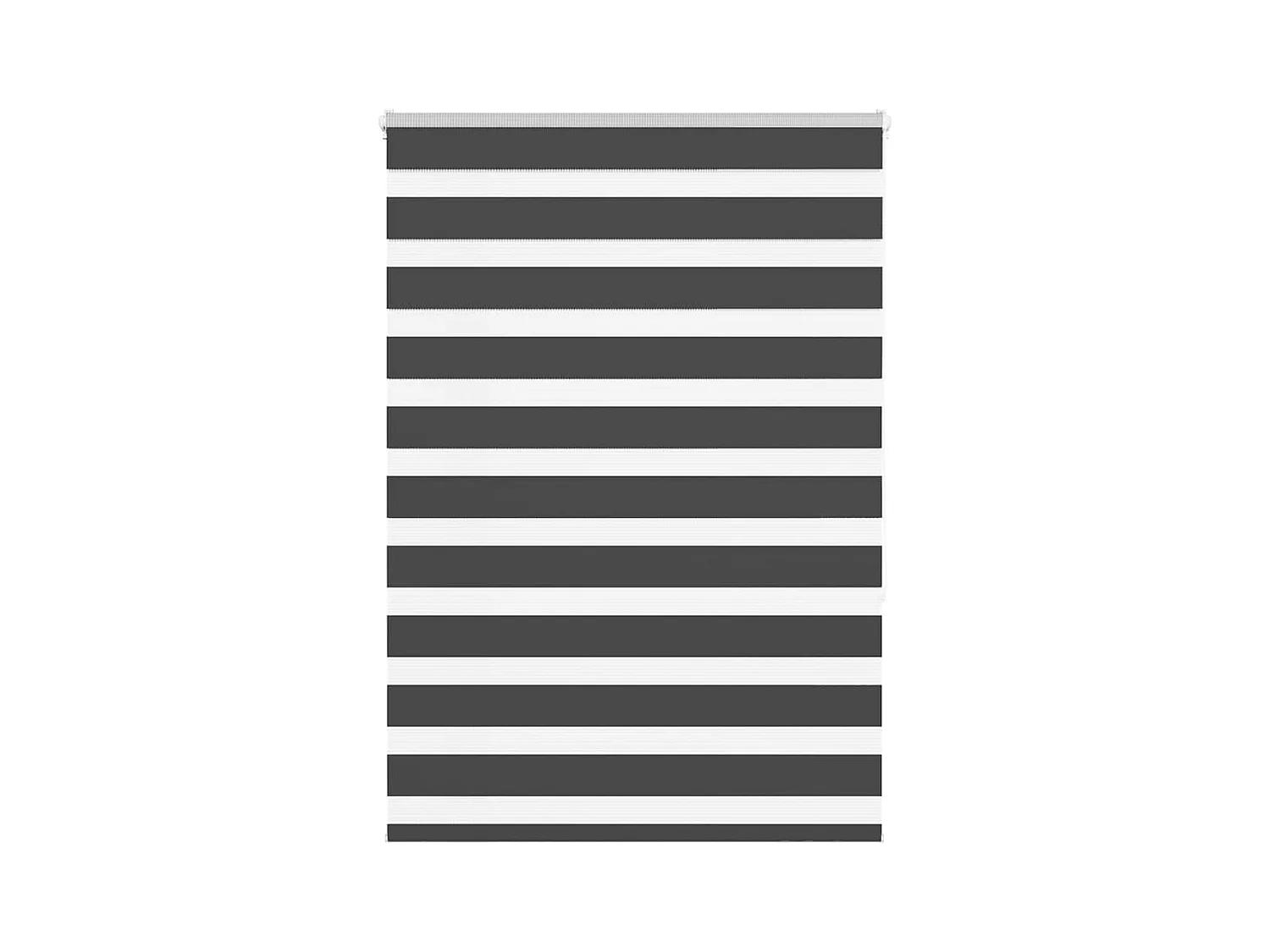 Store zèbre noir 115x150 cm largeur du tissu 110,9 cm polyester