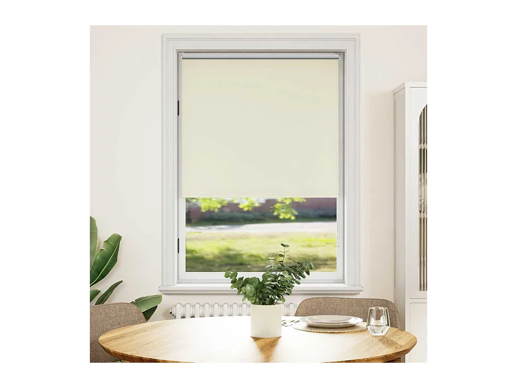 Tenda a rullo 80 x 175 cm Bianco sporco