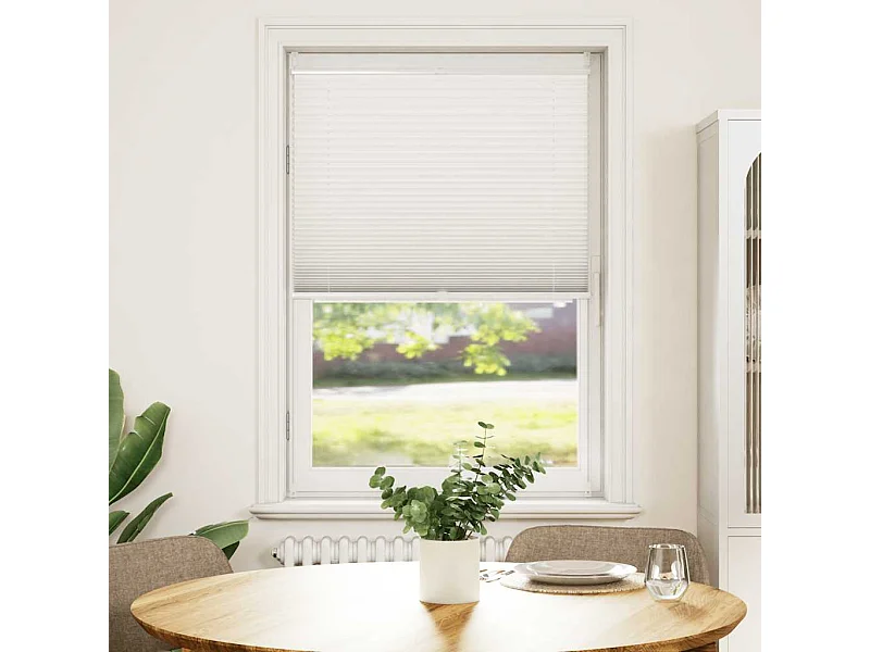 Estor plisado 70x125 cm Blanco