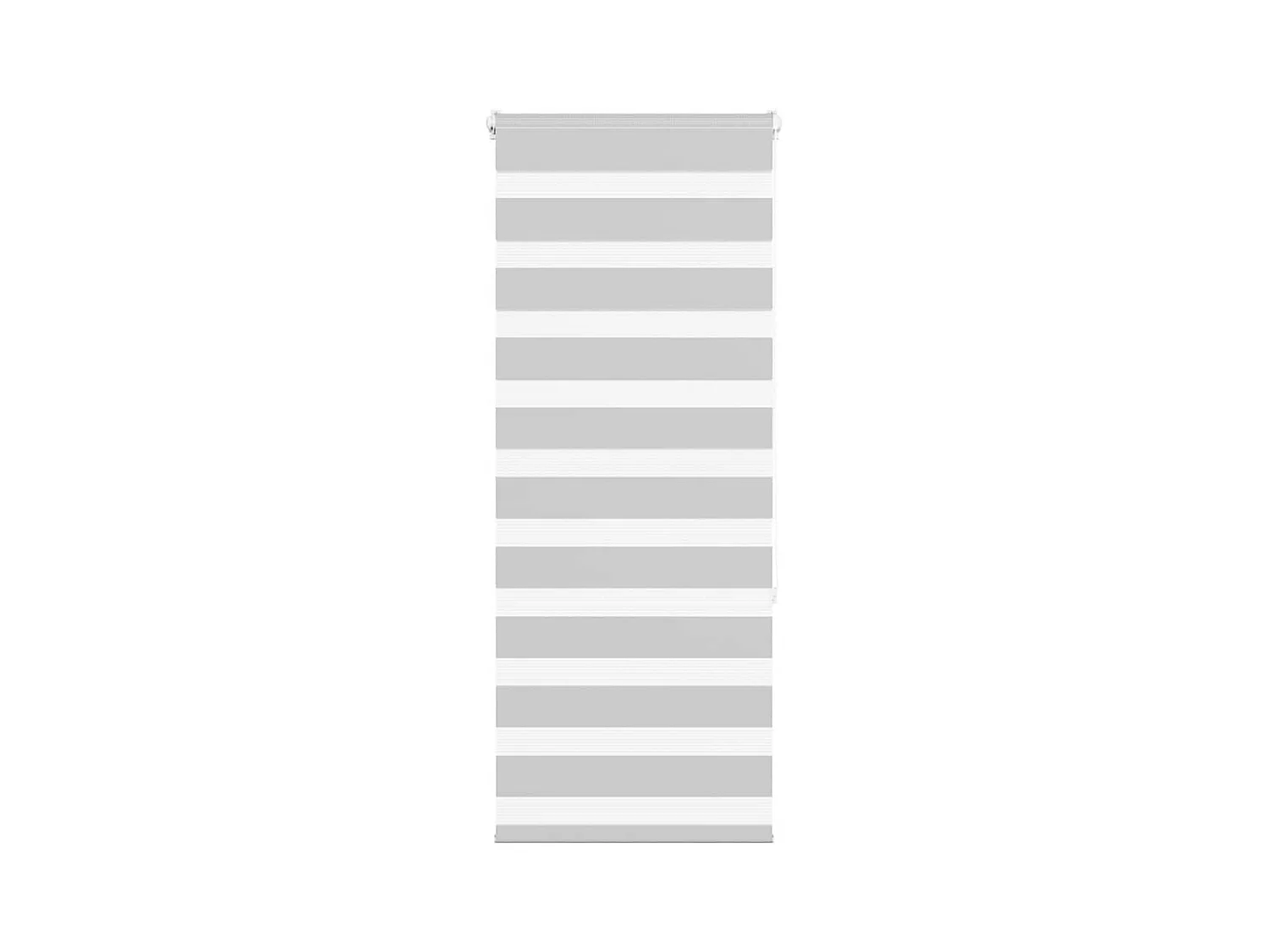 Store zèbre gris clair largeur du tissu 55,9 cm polyester