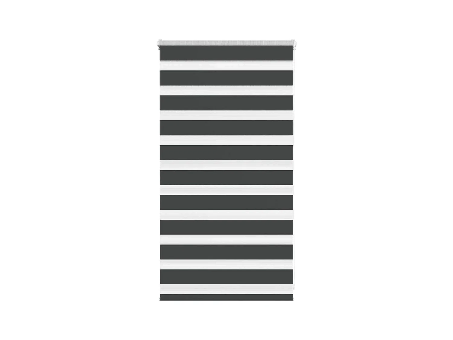 Store zèbre noir 85x100 cm largeur du tissu 80,9 cm polyester