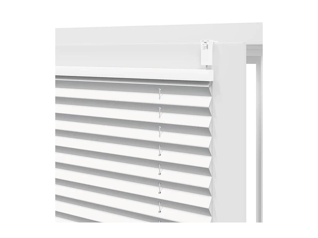 Plisségordijn 70x200 cm Wit