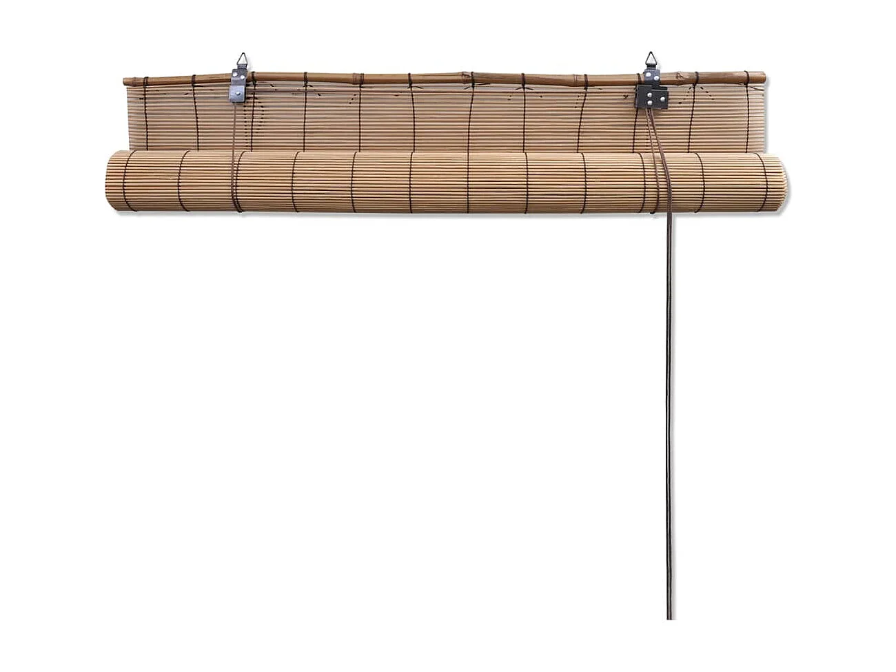 Store roulant en bambou 150x160 cm Marron