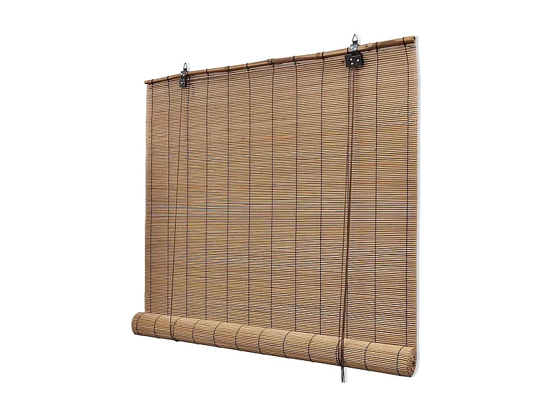 Store roulant Bambou Marron 150x220 cm