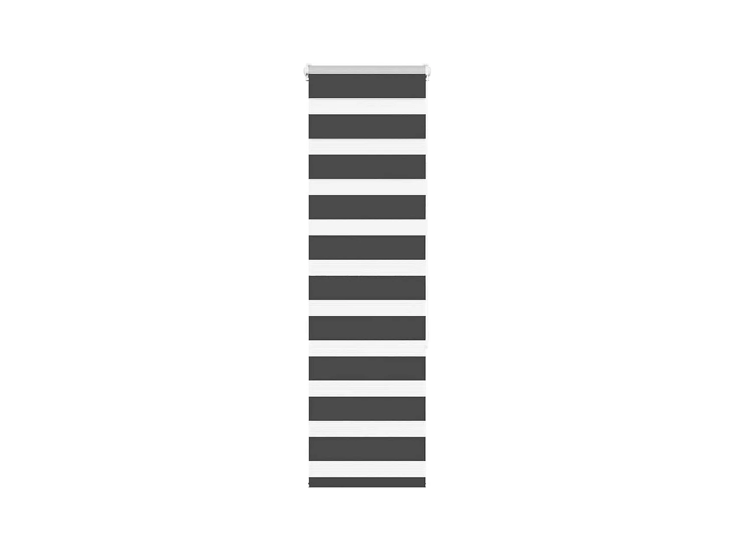 Store zèbre noir 45x150 cm largeur du tissu 40,9 cm polyester