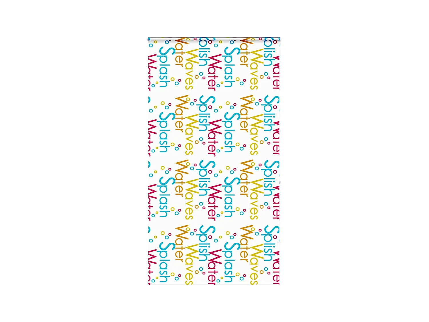 Estor enrollable de ducha con casete de tela, ancho 116 cm