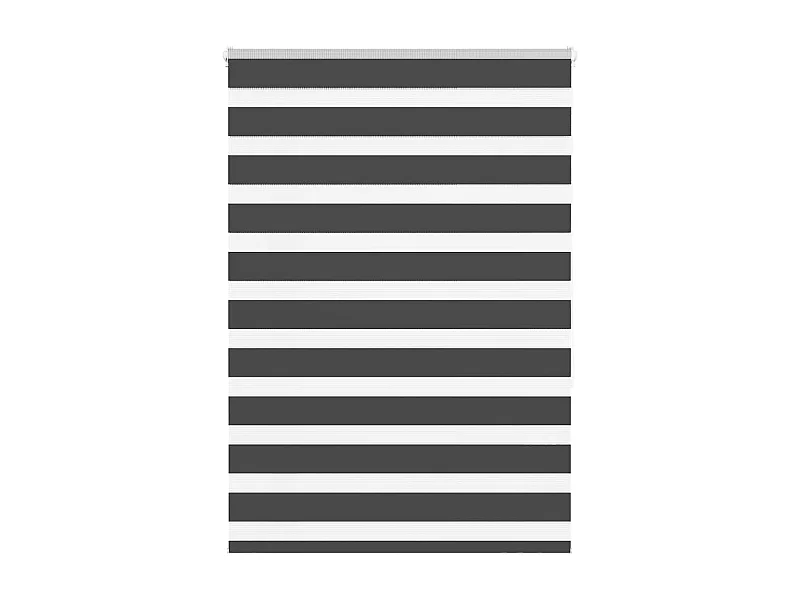 Store zèbre noir 105x150 cm largeur du tissu 100,9 cm polyester