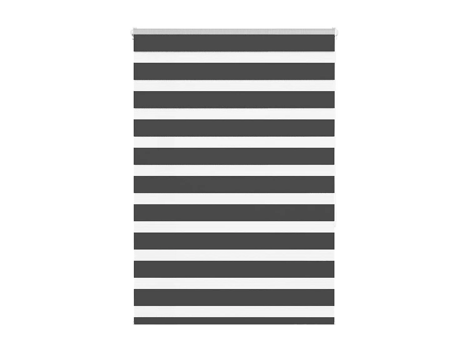 Store zèbre noir 105x150 cm largeur du tissu 100,9 cm polyester