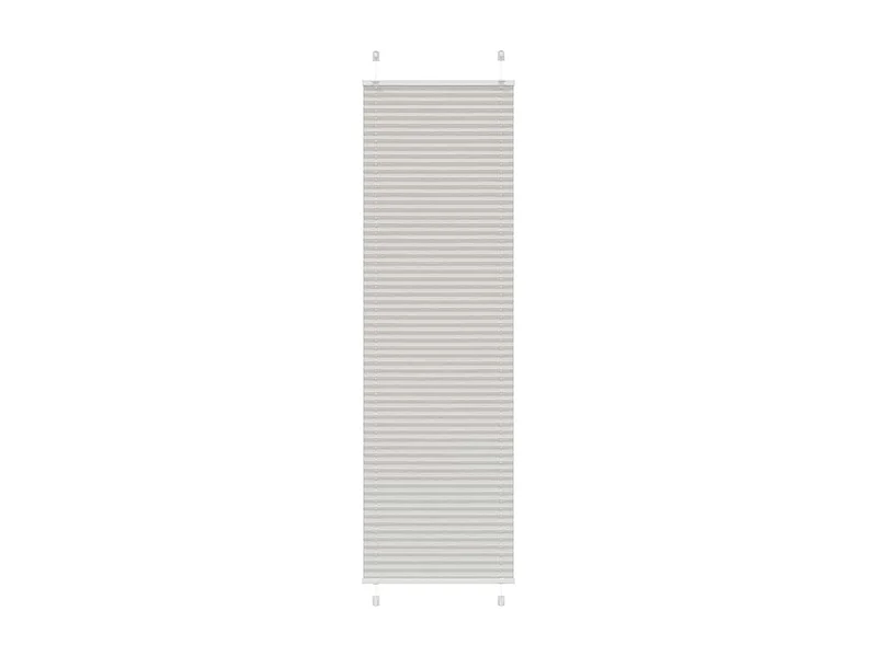 Store plissé gris clair 60x200 cm largeur du tissu 59,4 cm