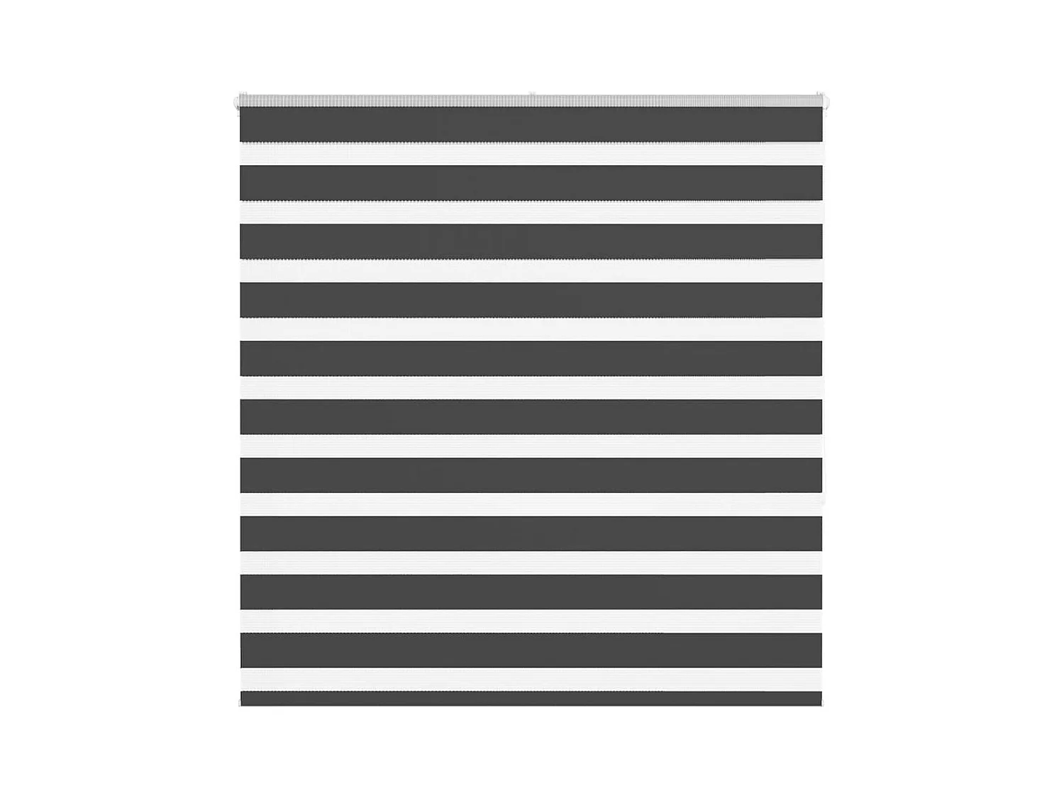 Store zèbre noir 145x150 cm largeur du tissu 140,9 cm polyester