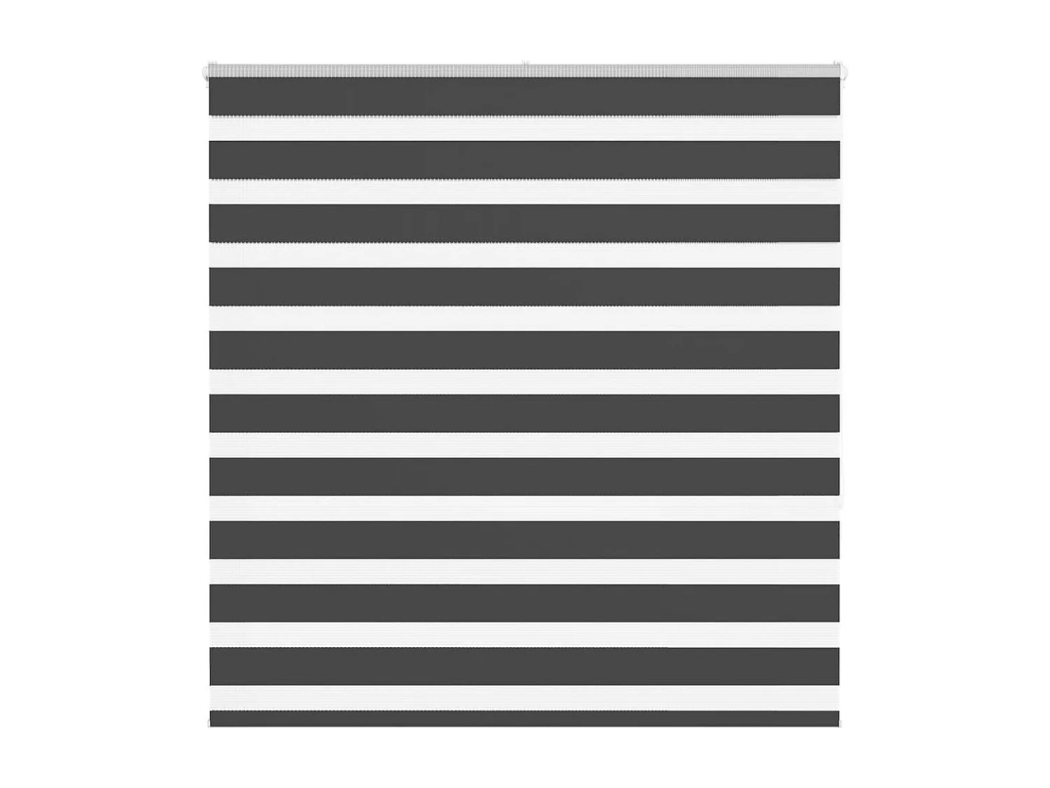 Store zèbre noir 145x150 cm largeur du tissu 140,9 cm polyester