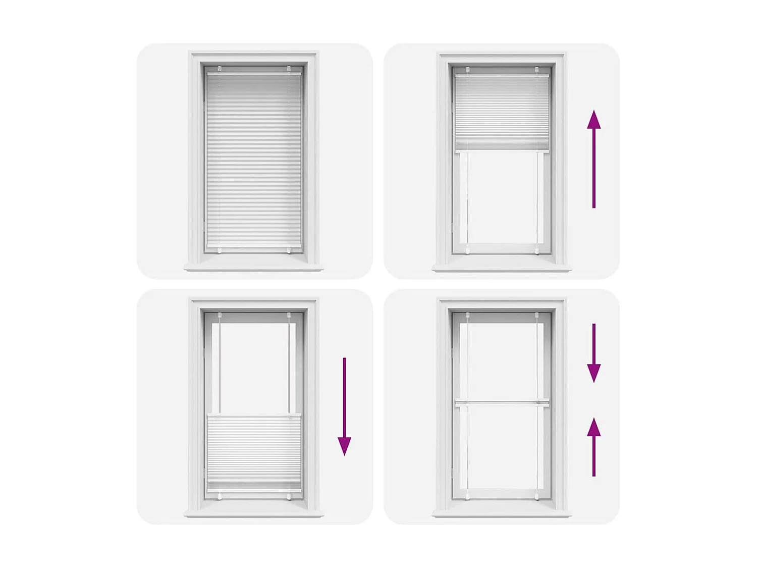 Estor plisado blanco 70x100 cm ancho tela 69,4 cm poliéster