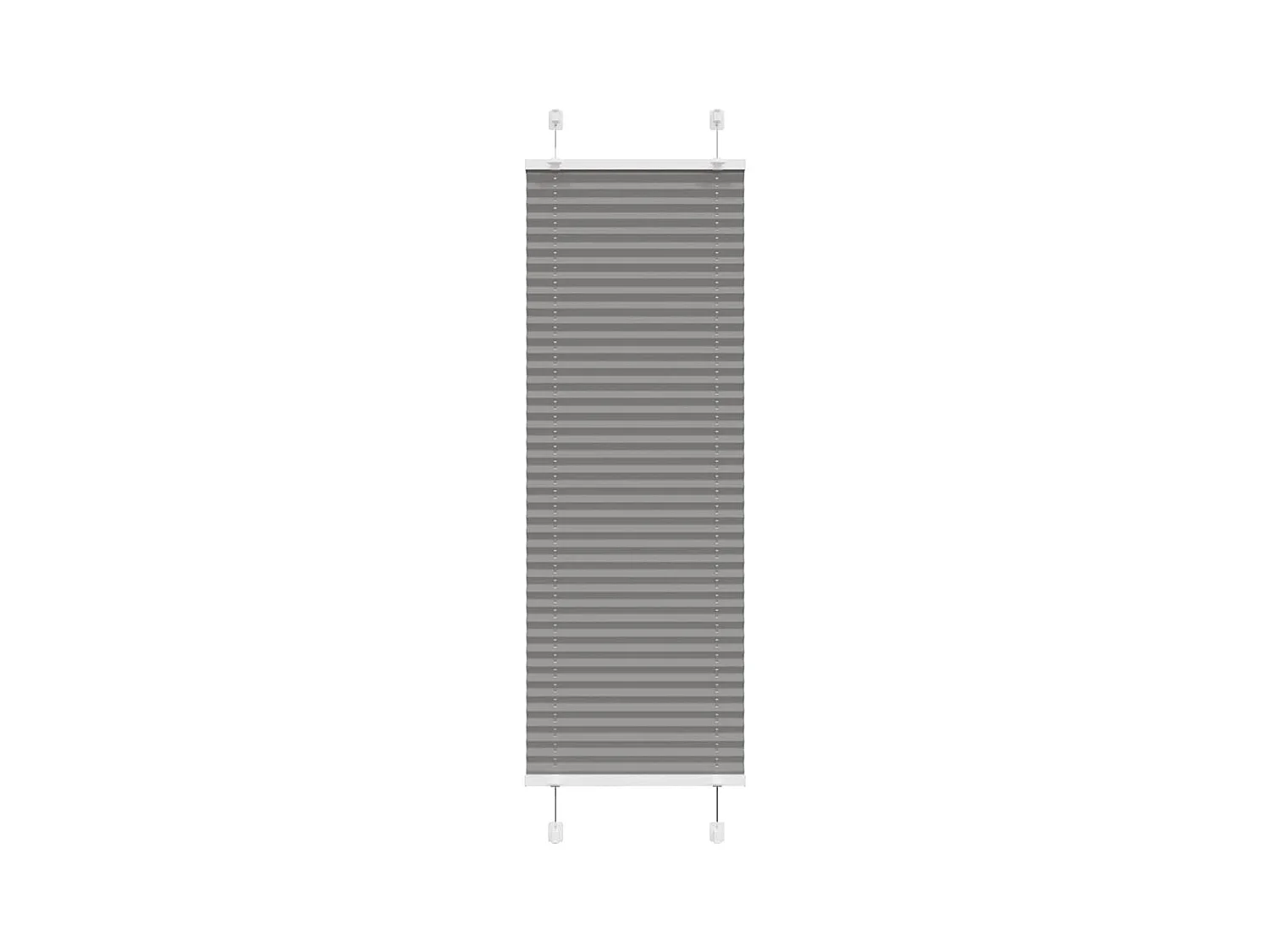 Store plissé anthracite 50x150 cm largeur du tissu 49,4 cm