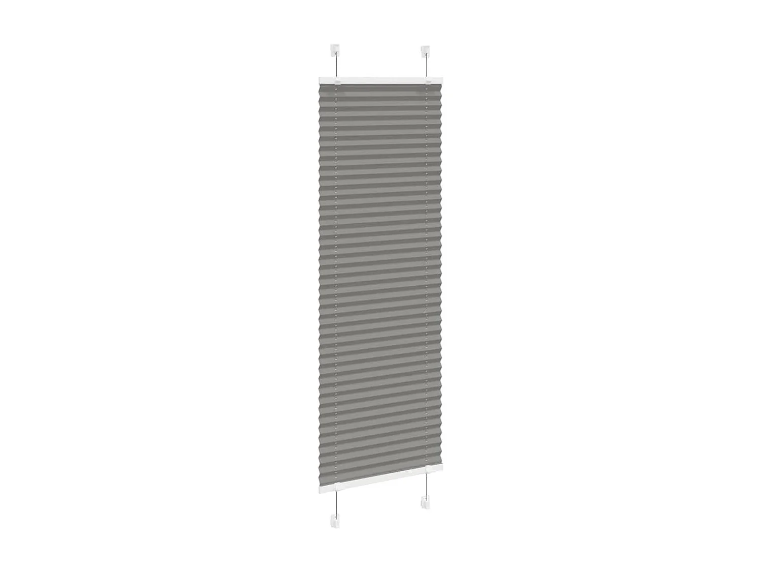 Store plissé anthracite 50x150 cm largeur du tissu 49,4 cm