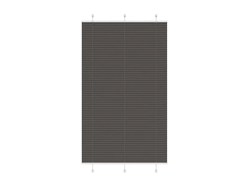 Store plissé noir 120x200 cm largeur du tissu 119,4cm polyester