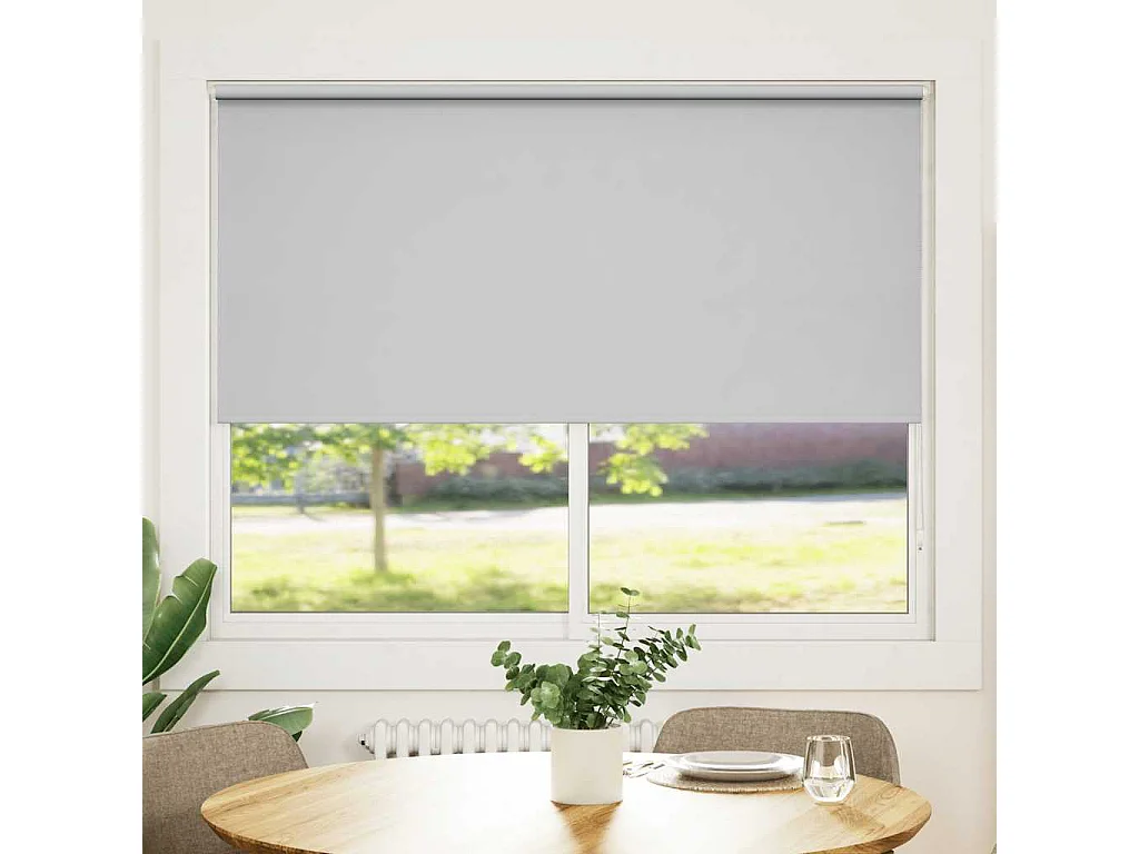 Estor enrollable opaco 160 x 175 cm gris