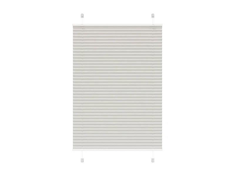 Store plissé gris clair 90x150 cm largeur du tissu 89,4 cm