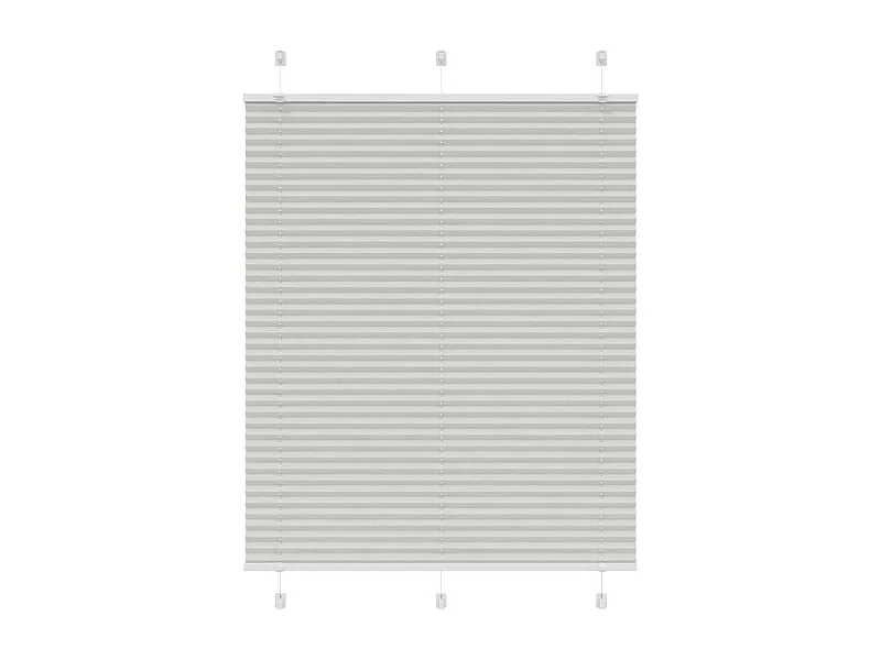 Store plissé gris clair 105x150cm largeur du tissu 104,4cm