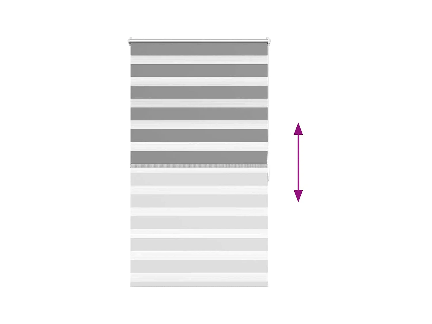 100 x 175 cm grijs rolgordijn