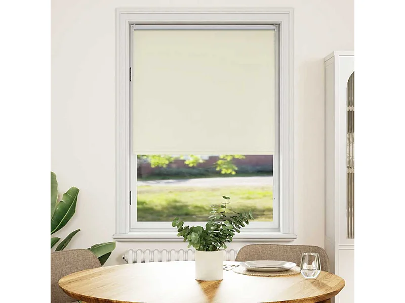 Verdunkelungsrollo 120 x 175 cm creme