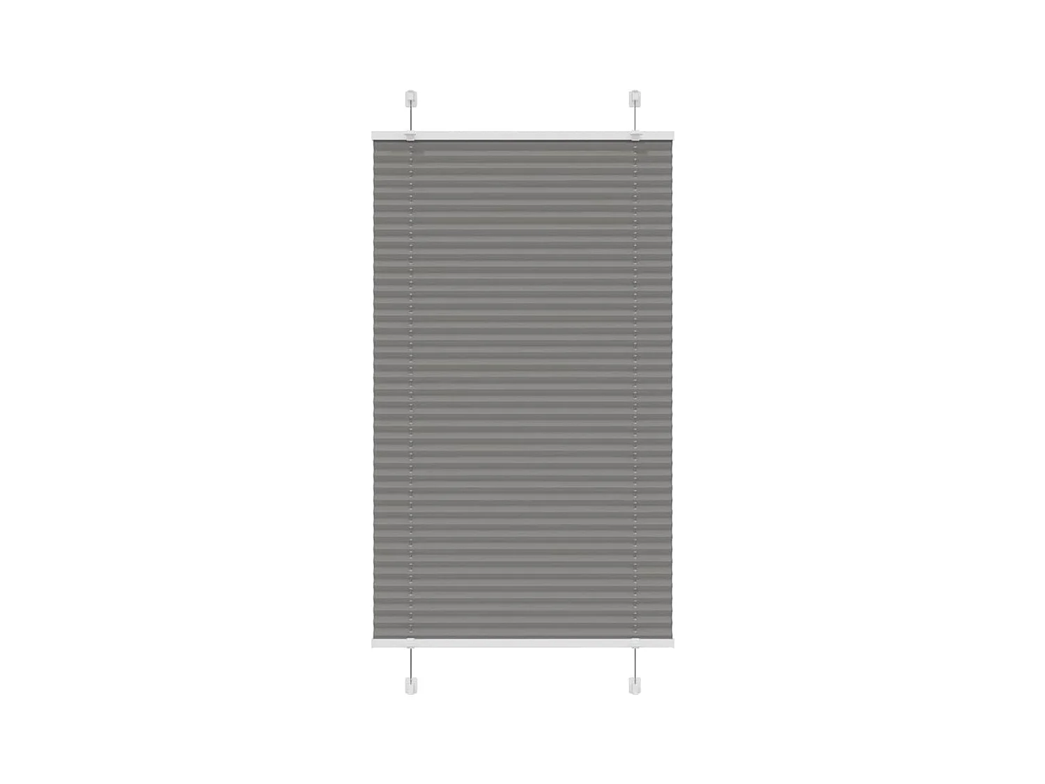 Store plissé anthracite 70x150 cm largeur du tissu 69,4 cm