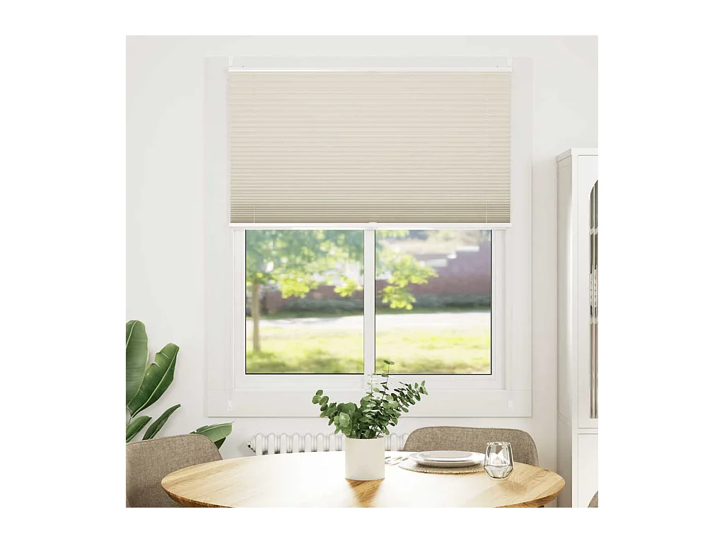 Tenda plissettata 110x150 cm Crema