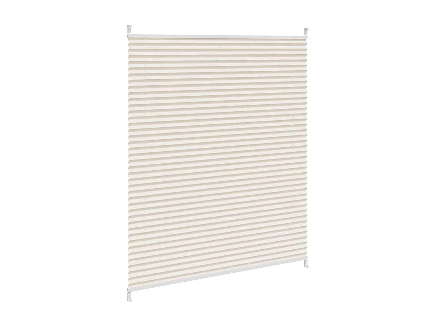 Store plissé 110x150 cm Crème