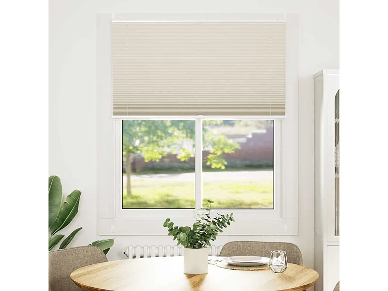 Store plissé 110x150 cm Crème