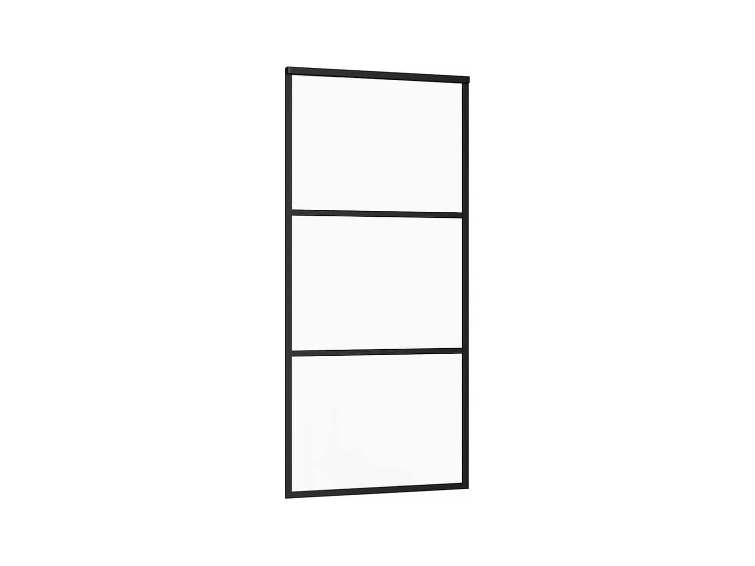 Schuifdeur met beslagset 76x205 cm ESG-glas