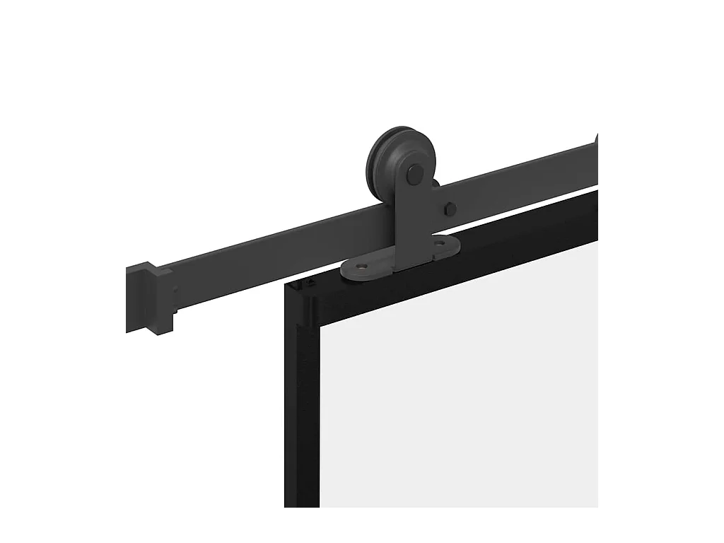 Schuifdeur met beslagset 76x205 cm ESG-glas