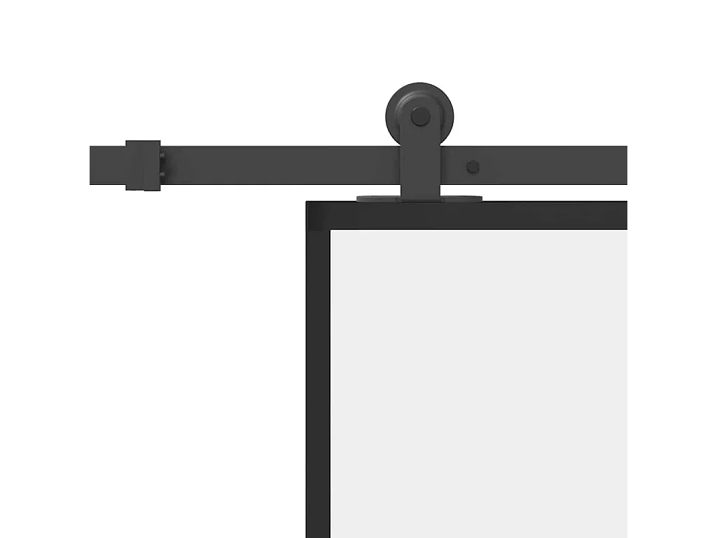 Schuifdeur met beslagset 76x205 cm ESG-glas