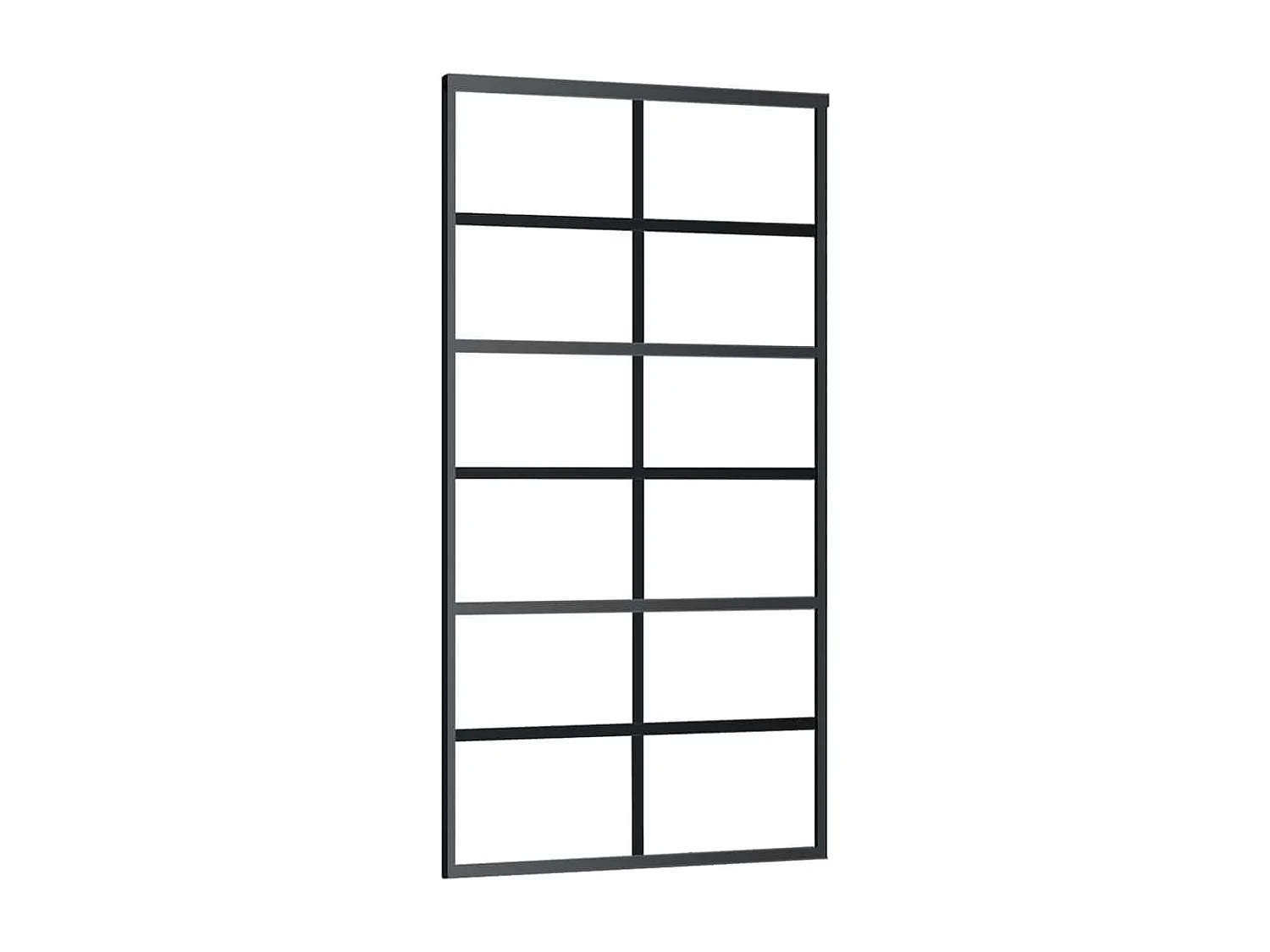 Porte coulissante et quincaillerie ESG verre et aluminium