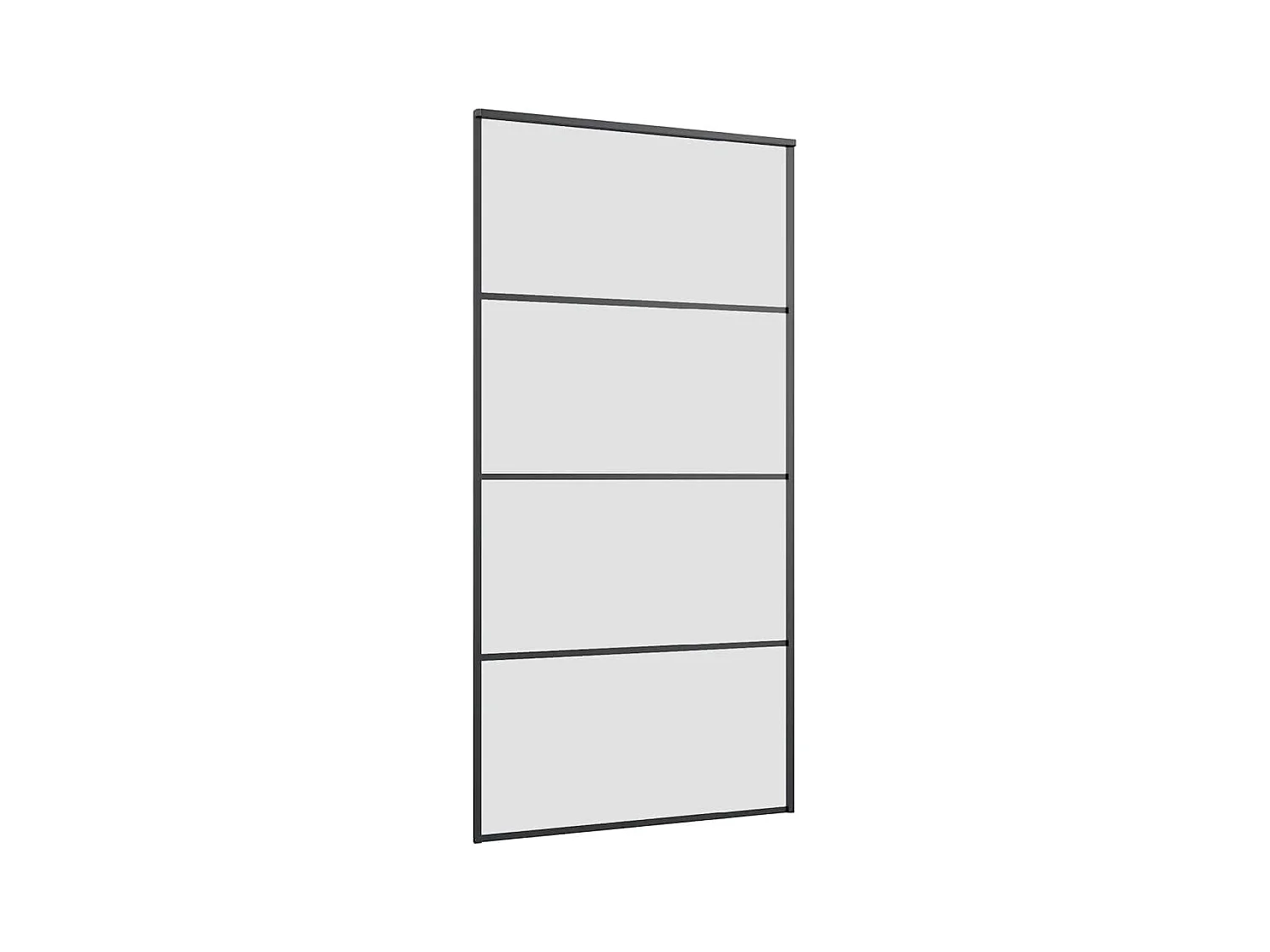 Schuifdeur en beslagset 102,5x205cm ESG-glas