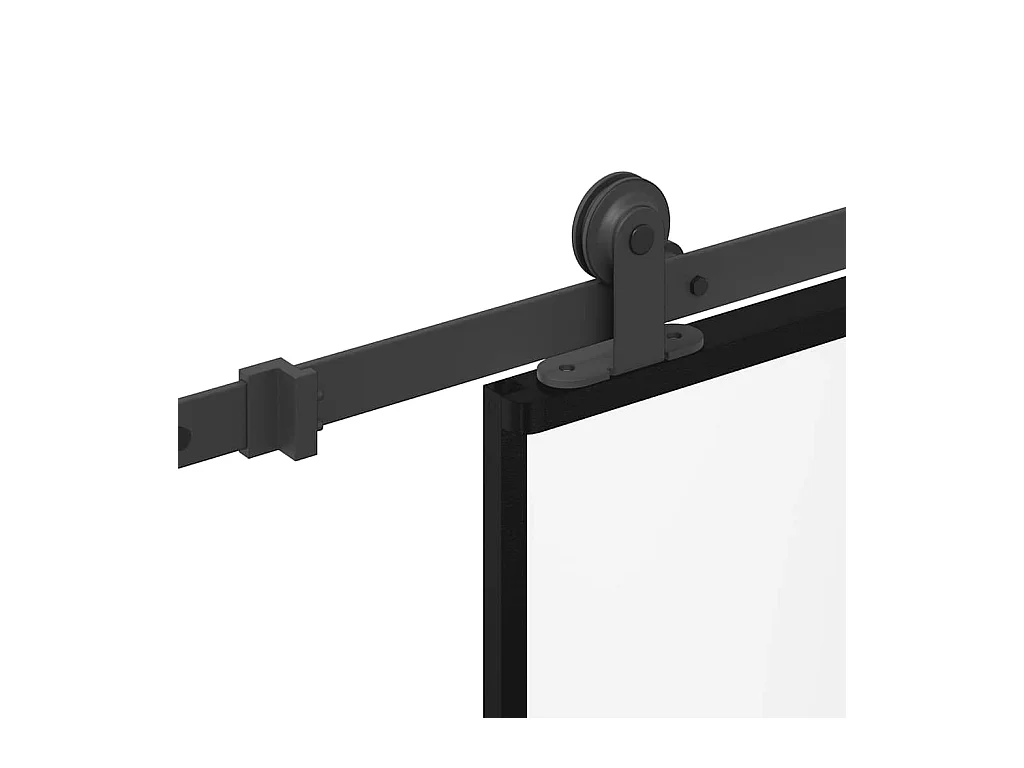 Schuifdeur en beslagset 102,5x205cm ESG-glas