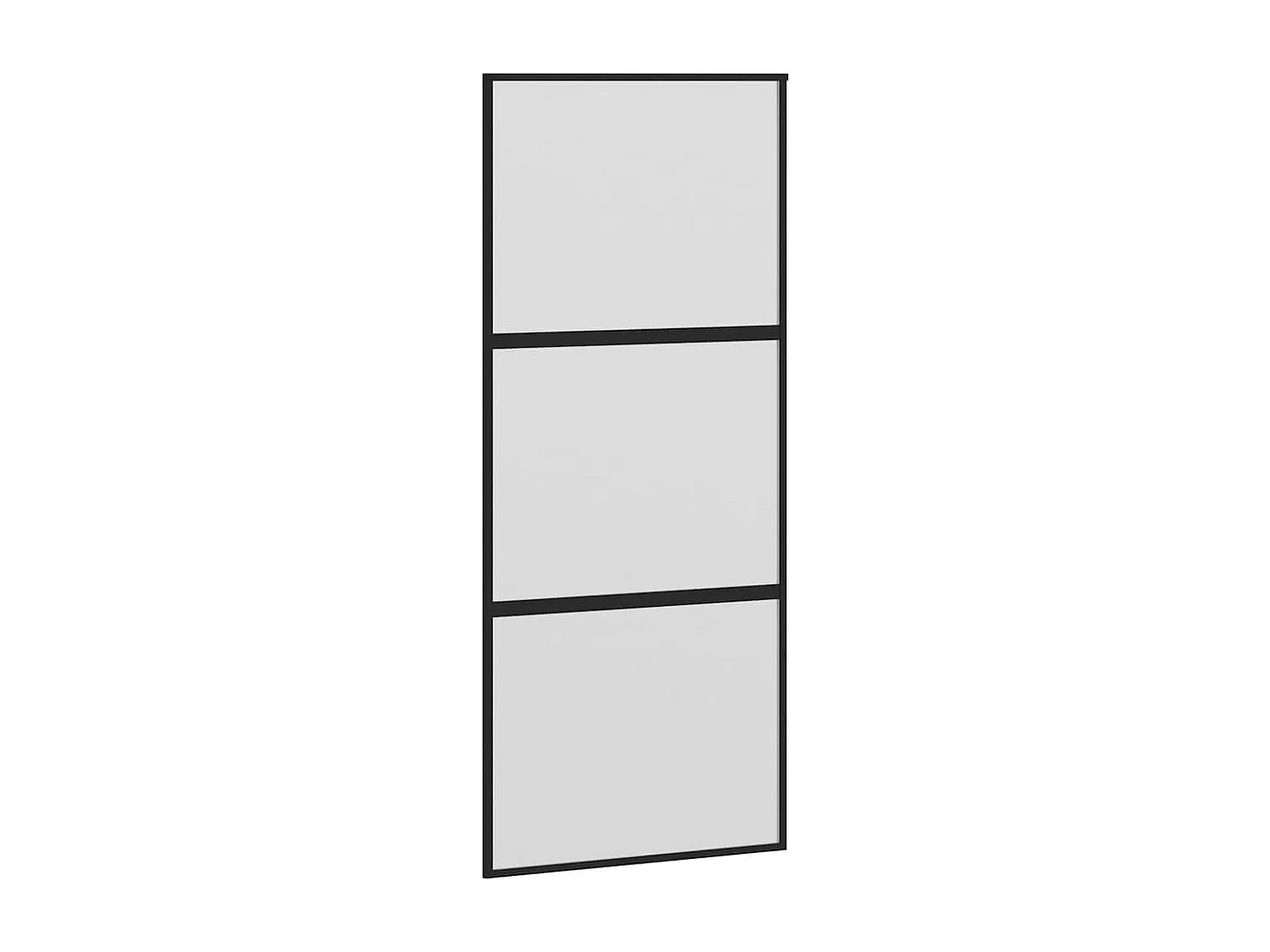 Schuifdeurbeslagset gehard glas aluminium