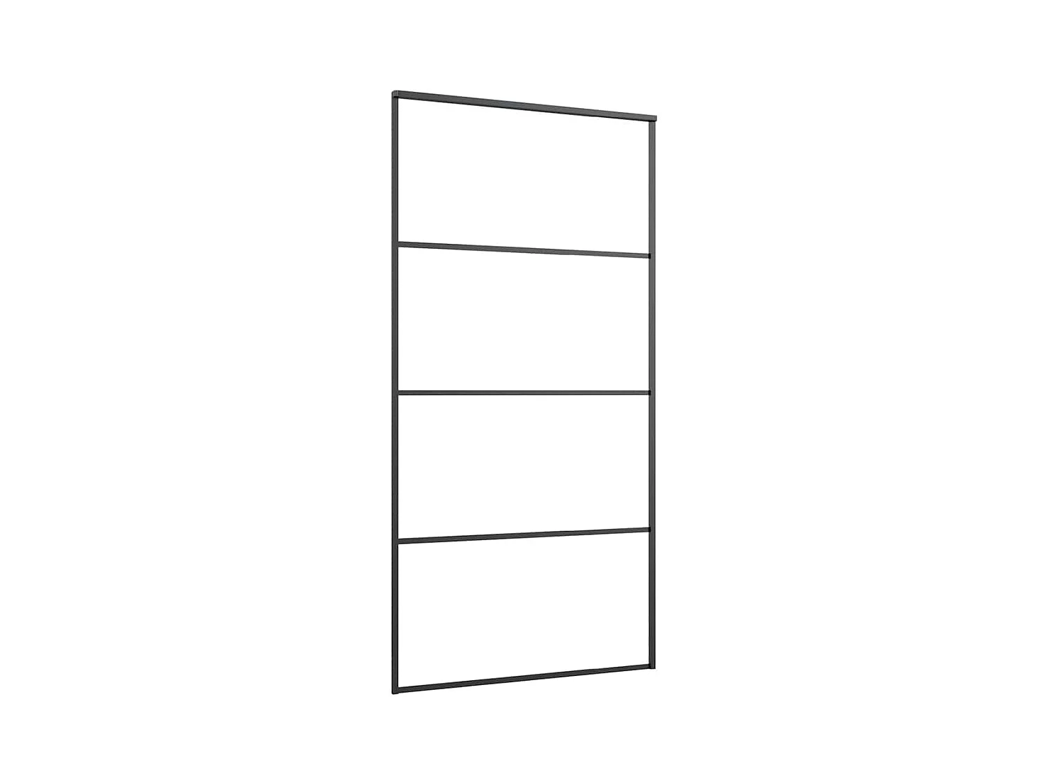 Kit puerta corredera y herrajes 102,5x205cm cristal ESG