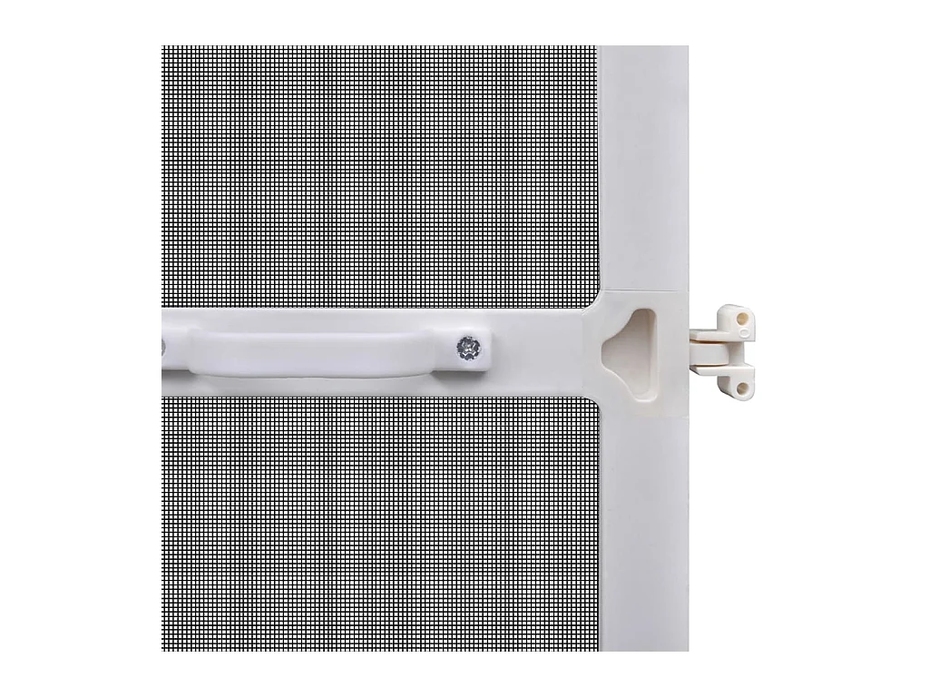 Scharnierende hor voor deuren Wit 100 x 215 cm