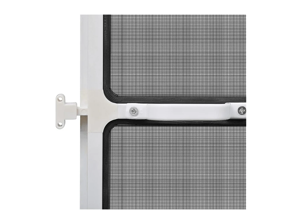 Scharnierende hor voor deuren Wit 100 x 215 cm