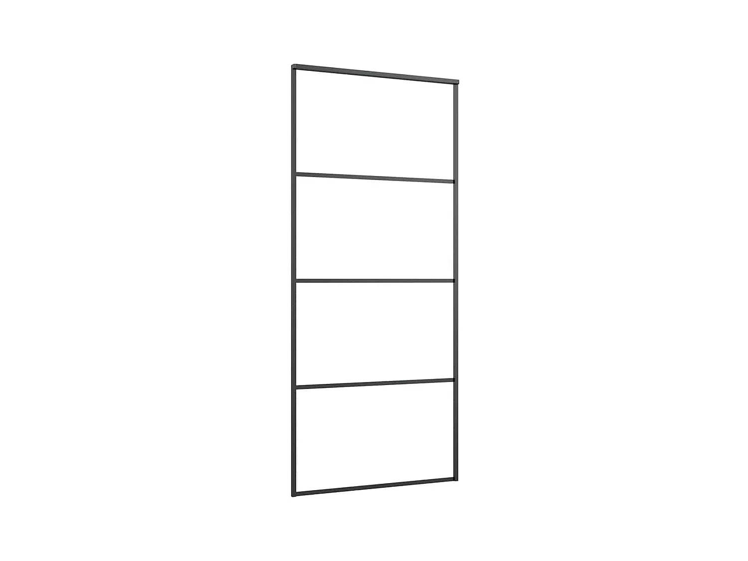 Schuifdeur met beslagset 90x205 cm ESG-glas