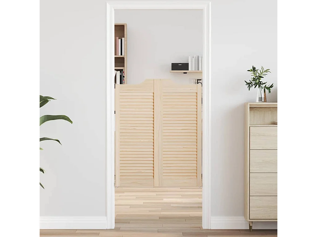 Portes battantes à persiennes 1paire 100x80 cm bois massif Pin
