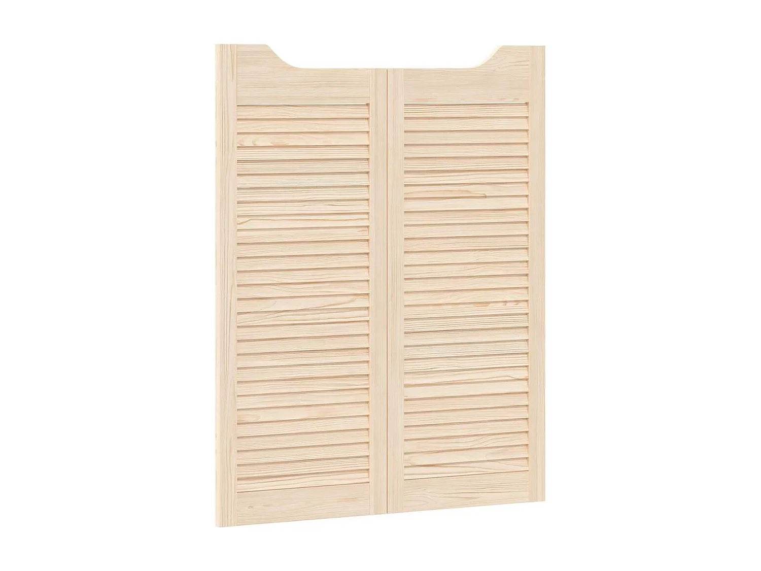 Portes battantes à persiennes 1paire 100x80 cm bois massif Pin