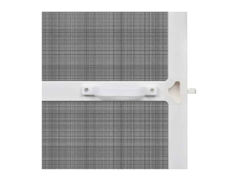 Wit scharnierend hor voor deuren 120 x 240 cm