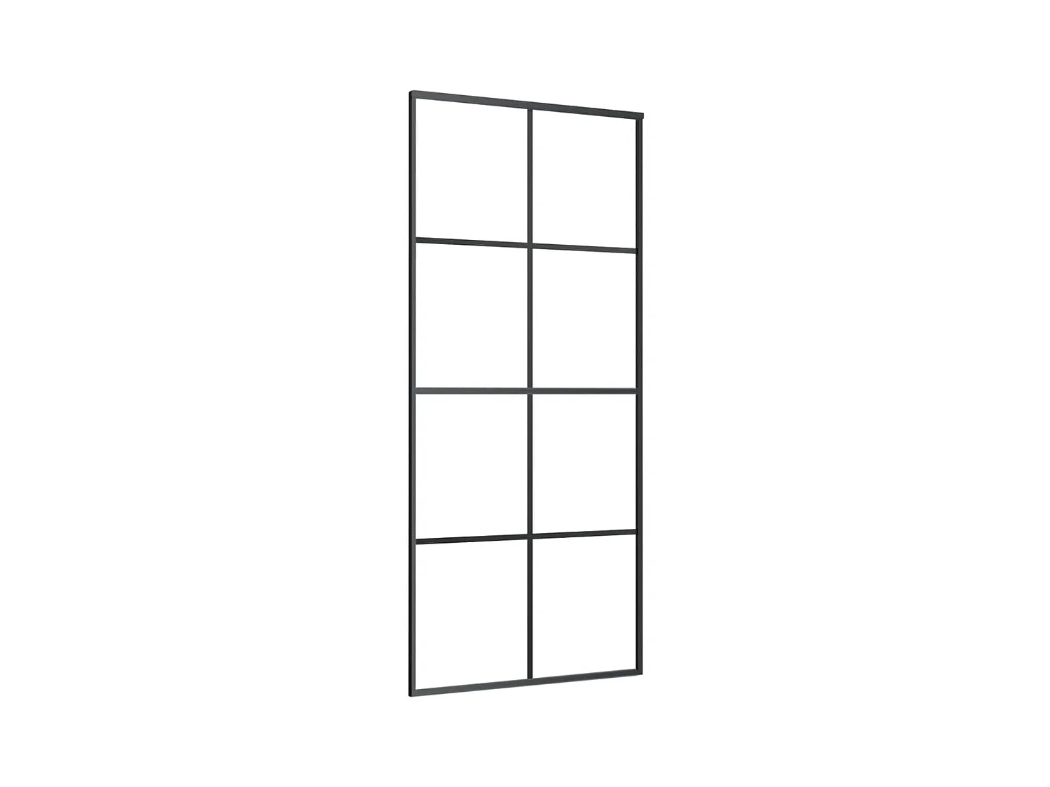 Schuifdeur met beslagset 90x205 cm ESG-glas