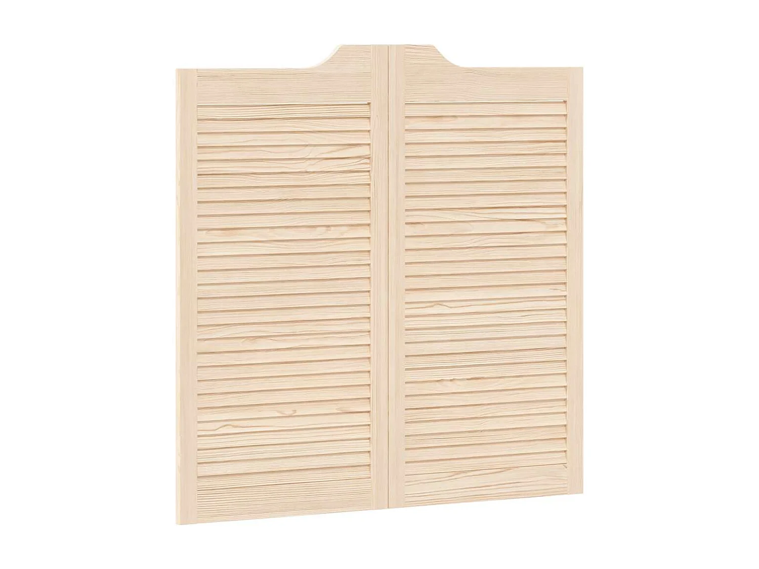 Portes battantes à persiennes 1paire 100x100 cm bois massif Pin